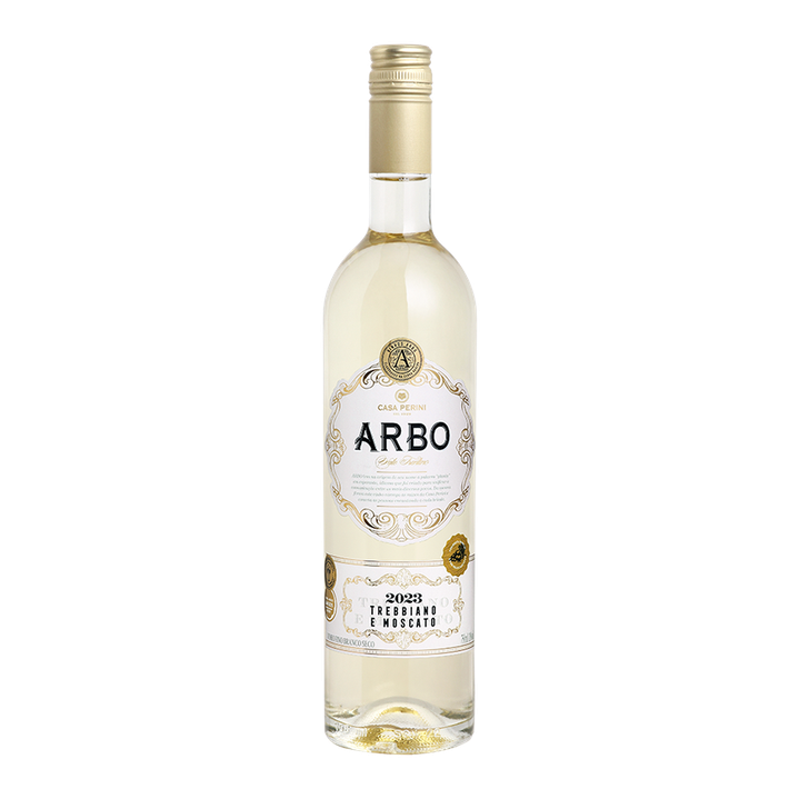 VINHO BRANCO SECO MOSCATO E TREBBIANO (750ML)-ARBO
